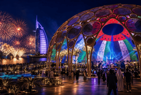 Dome projection at the Expo City Dubai National Day show