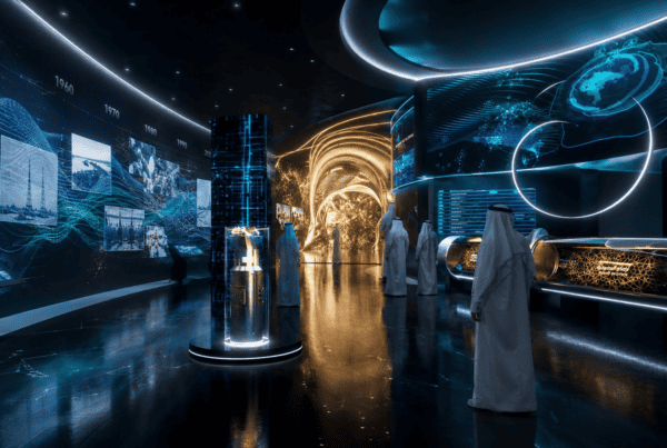 Aramco Symposium heritage exhibition hall in Saudi Arabia