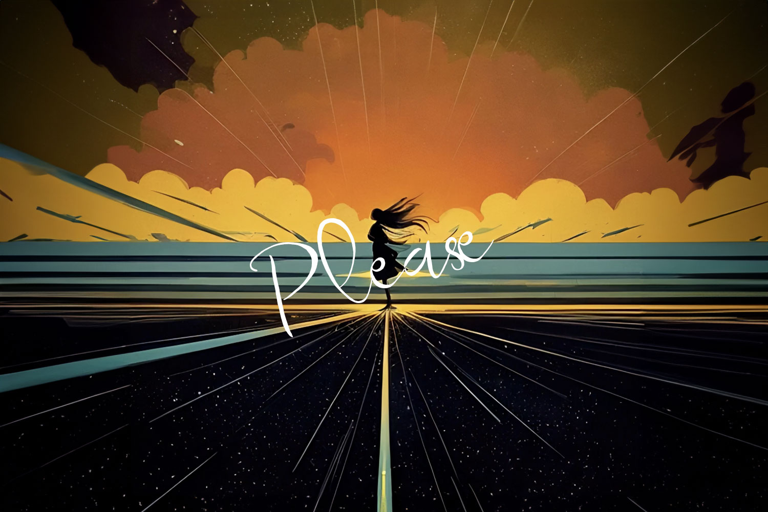 Our song, ‘Please’ – Video by Kaiber.ai